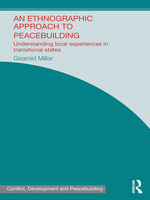 cover image of An Ethnographic Approach to Peacebuilding